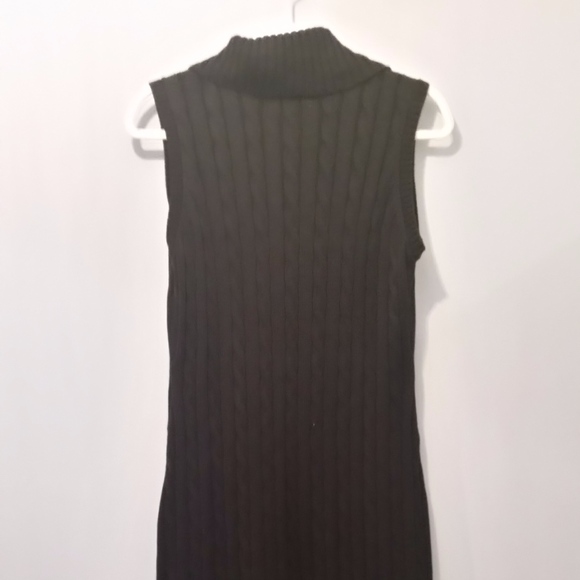 Black Sleeveless shawl collar Calvin Klein dress - Picture 3 of 5